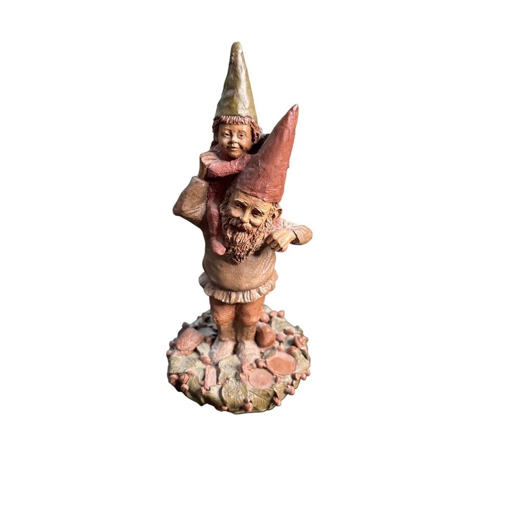 Tom Clark Cairn Studios 1983 #27 Papa and Princess Gnome Figurine